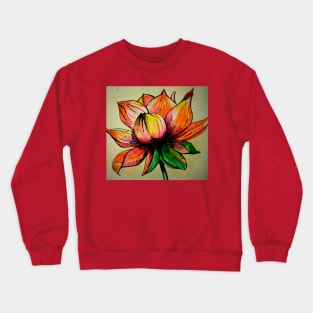 Unusual flower Crewneck Sweatshirt